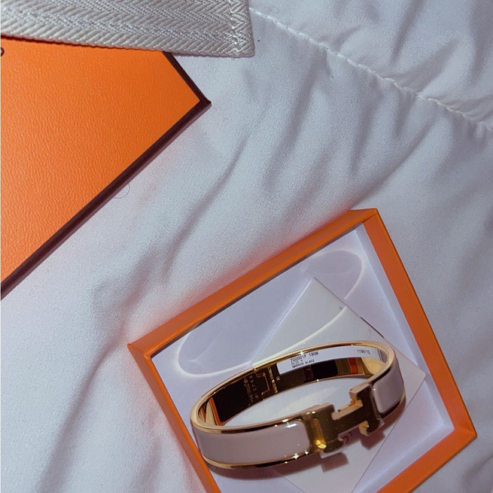 White and Gold Bracelet